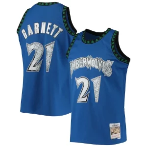 Kevin Garnett Minnesota Timberwolves 2003/04 Hardwood Classics NBA 75th Anniversary Diamond Exceptionnel Swingman Jersey Blue - Style contemporain - Restez à la mode avec ce maillot