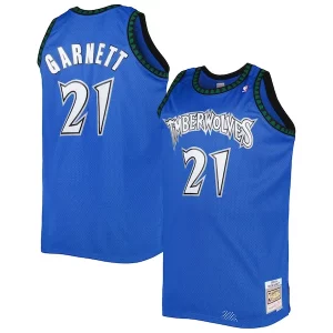 Kevin Garnett Minnesota Timberwolves Big & Tall Hardwood Classics 2003/04 Swingman Jersey Blue Éclatant - Style contemporain - Restez à la mode avec ce maillot