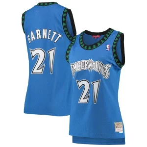 Kevin Garnett Minnesota Timberwolves Magnifique Women's Hardwood Classics Swingman Jersey Blue - Pour les fans de la ligue - Un maillot authentique de la compétition