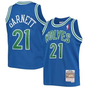 Kevin Garnett Minnesota Timberwolves Youth 1995 96 Hardwood Classics Swingman Jersey Exclusif Blue - Maillot de marque reconnue - Faites confiance à la qualité
