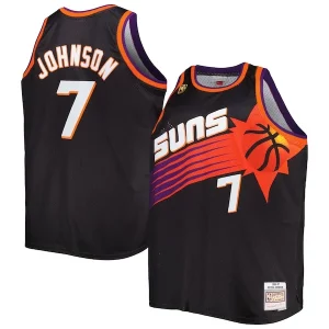 Kevin Johnson Exceptionnel Phoenix Suns Big & Tall Hardwood Classics 1996/97 Swingman Jersey Black - Maillot de qualité supérieure - Durable et résistant