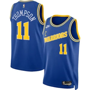Klay Bold Thompson Golden State Warriors Nike Swingman Jersey Classic Edition Blue - Maillot de championnat - Revivez les victoires glorieuses