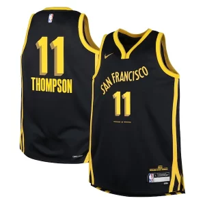 Klay Thompson Golden State Warriors Nike Youth Vibrant Swingman Replica Jersey City Edition Black - Livraison gratuite - Économisez sur les frais d'expédition
