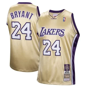 Kobe Bryant Los Angeles Lakers Hall of Fame Class of 2020 #24 Authentic Hardwood Classics Jersey Bold Gold - Collectionner ce maillot rare - Augmentez la valeur de votre collection
