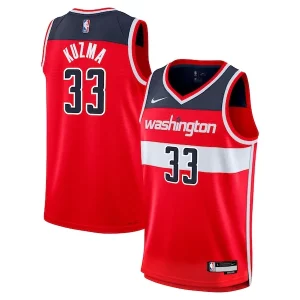 Kyle Kuzma Washington Wizards Nike Youth Bold Swingman Jersey Icon Edition Red - Pour les fans de la ligue - Un maillot authentique de la compétition