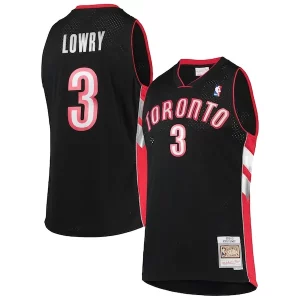Kyle Lowry Toronto Raptors 2001/02 Distingué Hardwood Classics Swingman Jersey Black - Vêtement de fan emblématique - Montrez votre amour pour l'équipe