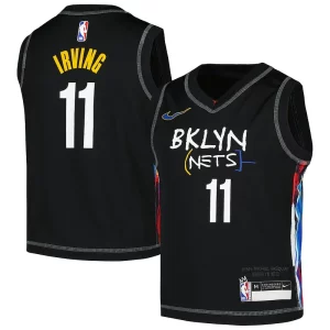 Kyrie Irving Brooklyn Collectible Nets Nike Preschool 2020/21 Swingman Jersey City Edition Black - Parfait pour le match jour - Montrez votre support avec style