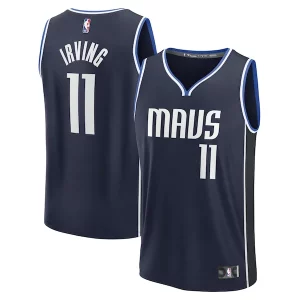 Kyrie Irving Dallas Mavericks Fast Break Replica Sophistiqué Player Jersey Statement Edition Navy - Maillot de marque reconnue - Faites confiance à la qualité