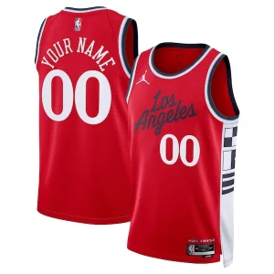 LA Clippers Jordan Brand Unisex Stylish 2024/25 Custom Swingman Jersey Statement Edition Red - Parfait pour le match jour - Montrez votre support avec style