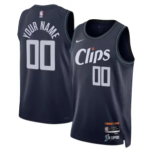 LA Clippers Nike Unisex 2023/24 Gracieux Custom Swingman Jersey Navy City Edition - Collectionner ce maillot rare - Augmentez la valeur de votre collection