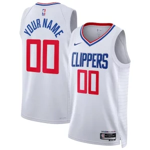 LA Clippers Nike Unisex Swingman Custom Jersey White Gracieux Association Edition - Giftez-le à un fan dévoué - Livraison en temps pour les fêtes