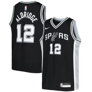 LaMarcus Haut de gamme Aldridge San Antonio Spurs Nike Youth Swingman Jersey Icon Edition Black - Maillot de marque reconnue - Faites confiance à la qualité