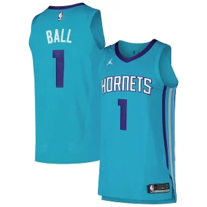 LaMelo Ball Charlotte Hornets Jordan Brand Superbe Authentic Player Jersey Icon Edition Teal - Idéal pour les collectionneurs - Qualité premium garantie