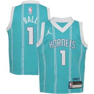 LaMelo Ball Charlotte Hornets Jordan Distingué Brand Toddler Swingman Player Jersey Icon Edition Teal - Maillot de championnat - Revivez les victoires glorieuses