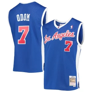 Lamar Odom LA Clippers 2001/02 Hardwood Classics Classique Swingman Jersey Royal - Stock limité - Commandez vite votre maillot exclusif