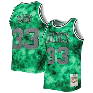 Larry Bird Boston Celtics 1985/86 Galaxy Swingman Jersey Unique Kelly Green - Édition limitée - Uniques dans leur genre