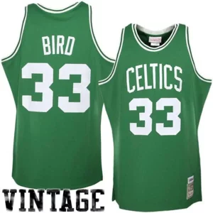 Larry Bird Boston Celtics 1985/86 Hardwood Refiné Classics Authentic Jersey Kelly Green - Pour les matchs d'athlétisme - Restez frais et confortable