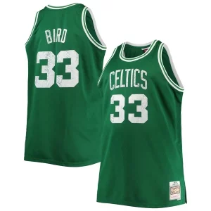 Larry Bird Boston Éclatant Celtics Big & Tall 1985/86 NBA 75th Anniversary Diamond Swingman Jersey Kelly Green - Design innovant - Écarte-vous du commun des mortels