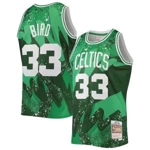 Larry Bird Boston Celtics Hardwood Classics 1985/86 Hyper Notable Hoops Swingman Jersey Kelly Green - Maillot de collection - Un bijou pour les amateurs
