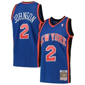 Larry Johnson New York Knicks 1998/99 Hardwood Classics Swingman Jersey Blue Exceptionnel - Parfait pour le match jour - Montrez votre support avec style