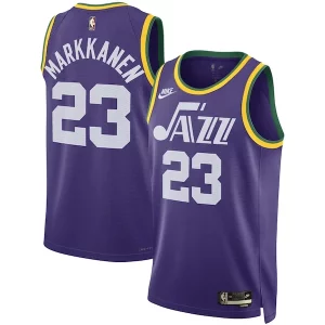 Lauri Markkanen Utah Jazz Nike Unisex Unique 2023/24 Swingman Replica Jersey Classic Edition Purple - Garantie satisfaction - Si vous n'êtes pas satisfait