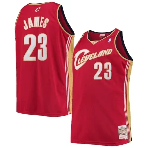 LeBron James Cleveland Cavaliers 2003/04 Big & Tall Hardwood Notable Classics Swingman Jersey Red - Maillot de collection - Un bijou pour les amateurs