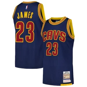 LeBron James Cleveland Cavaliers 2015/16 Hardwood Luxueux Classics Authentic Jersey Navy - Pour les amateurs de basketball passionnés - Livraison rapide