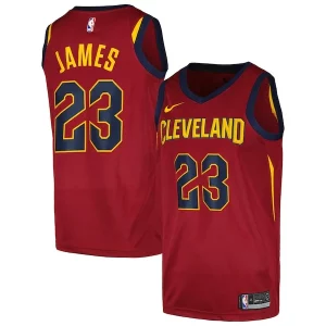 LeBron James Cleveland Cavaliers Nike Swingman Player Jersey Distingué Icon Edition Wine - Idéal pour les soirées de sport - Montrez votre style