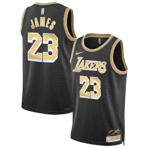 LeBron James Los Angeles Lakers Nike Unisex Select Collectible Series Swingman Jersey聽鈥?Black - Idéal pour les collectionneurs - Qualité premium garantie