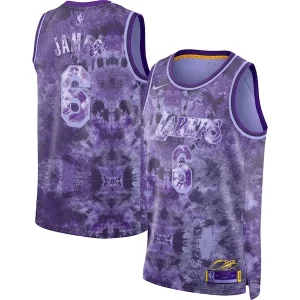LeBron James Los Angeles Lakers Nike Unisex Select Series Stylish Swingman Jersey Purple - Pour les amateurs de basketball passionnés - Livraison rapide