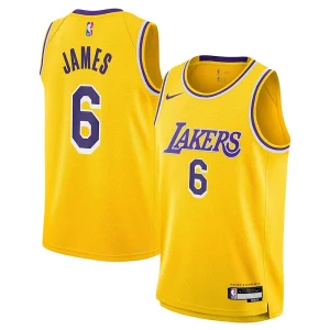 LeBron James Los Angeles Lakers Nike Youth Swingman Jersey Icon Notable Edition Gold - Design innovant - Écarte-vous du commun des mortels