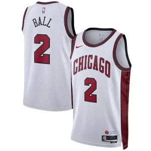 Lonzo Ball Chicago Bulls Nike Unisex Superbe 2022/23 Swingman Jersey City Edition White - Style contemporain - Restez à la mode avec ce maillot