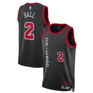 Lonzo Ball Chicago Bulls Nike Unisex 2023/24 Swingman Jersey Black Superbe City Edition - Maillot de marque reconnue - Faites confiance à la qualité
