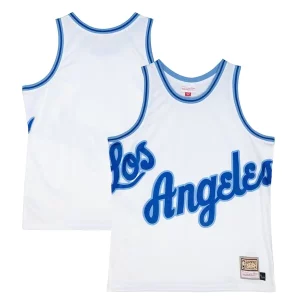 Los Angeles Lakers Hardwood Classics Dashing Blown Out Fashion Jersey White - Maillot de marque reconnue - Faites confiance à la qualité