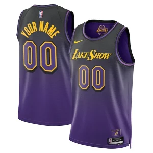Los Angeles Classique Lakers Nike Unisex 2024/25 Custom Swingman Jersey City Edition Purple - Confort et style combinés - Pour un look exceptionnel