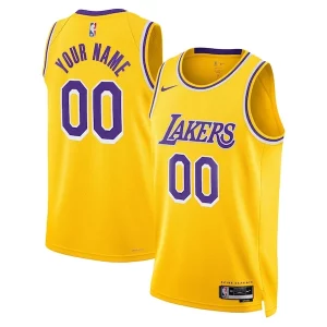 Los Stylish Angeles Lakers Nike Unisex Swingman Custom Jersey Gold Icon Edition - Livraison gratuite - Économisez sur les frais d'expédition