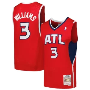 Lou Williams Atlanta Hawks 2001/02 Hardwood Classics Swingman Jersey Red Confortable - Giftez-le à un fan dévoué - Livraison en temps pour les fêtes