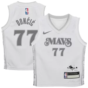 Luka Dončić Dallas Mavericks Nike Preschool 2024/25 Swingman Player Jersey City Vibrant Edition White - Stock limité - Commandez vite votre maillot exclusif