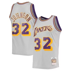 Magic Johnson Los Angeles Lakers 1984 85 Hardwood Classics Reload 2.0 Superbe Throwback Swingman Jersey Gray - Giftez-le à un fan dévoué - Livraison en temps pour les fêtes