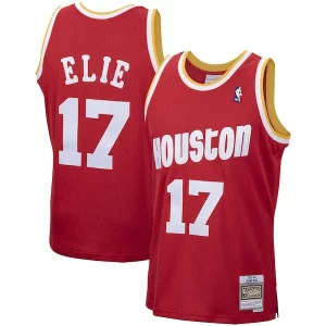 Mario Elie Houston Rockets 1993/94 Moderne Hardwood Classics Swingman Jersey Red - Vêtement de fan emblématique - Montrez votre amour pour l'équipe