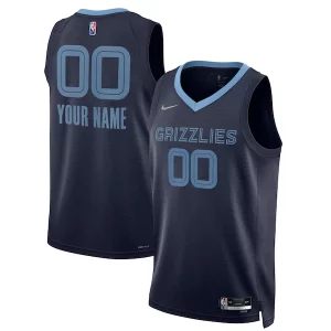 Memphis Grizzlies Nike 2021/22 Diamond Swingman Custom Jersey Icon Edition Navy Gracieux - Événement exclusif - Soyez l'un des premiers à avoir ce maillot