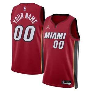Miami Heat Jordan Brand Unisex 2022/23 Swingman Moderne Custom Jersey Statement Edition Red - Parfait pour le match jour - Montrez votre support avec style