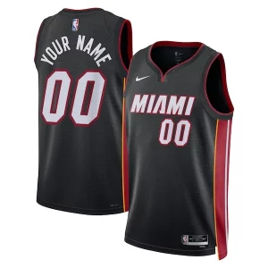 Miami Heat Unique Nike Unisex Swingman Custom Jersey Black Icon Edition - Dernières unités - Ne manquez pas cette opportunité