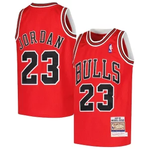 Michael Jordan Chicago Bulls Youth Hardwood Classics 1997/98 Dashing Authentic Jersey Red - Offre spéciale - Achetez maintenant et économisez