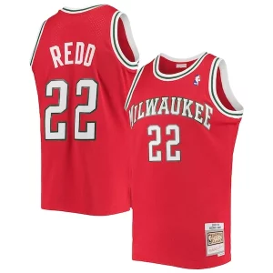Michael Redd Milwaukee Bucks 2001/02 Hardwood Admirable Classics Swingman Jersey Red - Maillot de marque reconnue - Faites confiance à la qualité