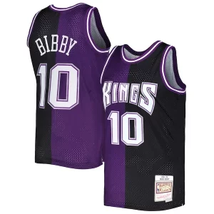 Mike Bibby Sacramento Kings Hardwood Classics 2001/02 Split Swingman Dashing Jersey Purple/Black - Offre spéciale - Achetez maintenant et économisez