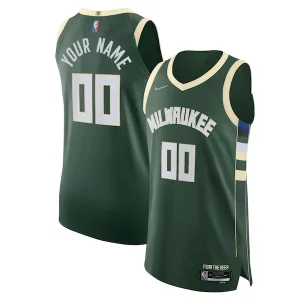Milwaukee Unique Bucks Nike 2021/22 Diamond Authentic Custom Jersey Icon Edition Hunter Green - Collectionner ce maillot rare - Augmentez la valeur de votre collection