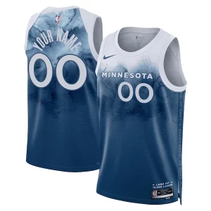 Minnesota Timberwolves Nike Unisex 2023/24 Custom Swingman Jersey Blue City Stylish Edition - Design innovant - Écarte-vous du commun des mortels