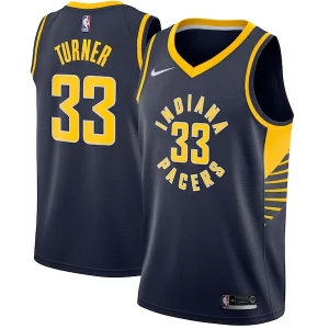 Myles Turner Haut de gamme Indiana Pacers Nike Swingman Jersey Navy Icon Edition - Maillot de championnat - Revivez les victoires glorieuses