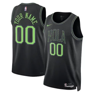 New Orleans Pelicans Nike Unisex 2023/24 Custom Swingman Jersey Black City Edition Commémoratif - Maillot de collection - Un bijou pour les amateurs